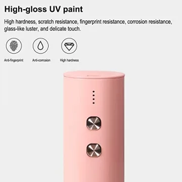 Electric Wine Opener Rechargeable Corkscrew in Pink