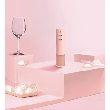 Electric Wine Opener Rechargeable Corkscrew in Pink