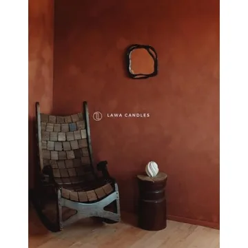 LAWA Swirl Candle - Elegant Handmade Scented Decor