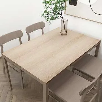 TOTIO Walnut Wood Peel and Stick Wallpaper for Easy Decor Updates