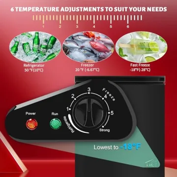 Rosmena 5.0 cu ft Chest Freezer with Removable Basket