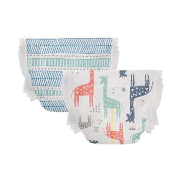 The Honest Company Clean Conscious Diapers | Plant-Based, Sustainable | Dots & Dashes + Multi-Colore...