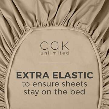 King Fitted Bed Sheet - Ultra Soft & Wrinkle Free