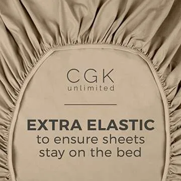 King Fitted Bed Sheet - Ultra Soft & Wrinkle Free