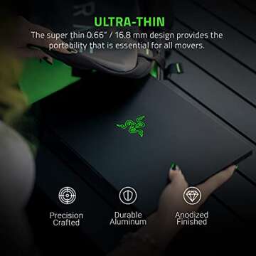 Razer Blade 14 Gaming Laptop: AMD Ryzen 9 5900HX 8 Core, NVIDIA GeForce RTX 3070, 14" QHD 165Hz, 16GB RAM, 1TB SSD - CNC Aluminum - Chroma RGB - THX Spatial Audio - Vapor Chamber Cooling