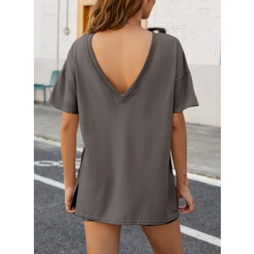 Yanekop Women's Oversized 2 Piece Outfit Reversible Design