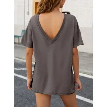 Yanekop Women's Oversized 2 Piece Outfit Reversible Design