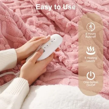 Soft Heated Throw Blanket for Comfort & Warmth