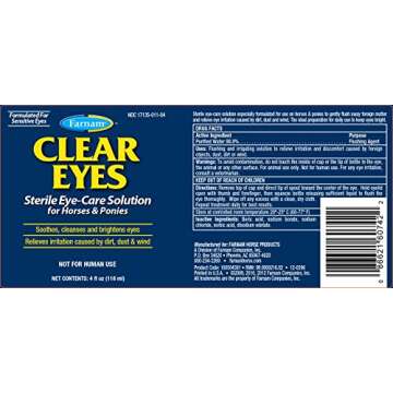 Farnam Clear Eyes for Horses, 4fl oz