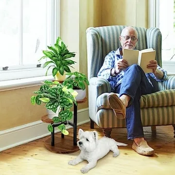 AUGOSTA 3 Tier Plant Stand for Indoor and Outdoor