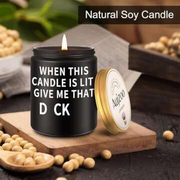 Engagement Gifts Lavender Candle, Bridal Shower Gifts for Bride to Be, Wedding Gifts, Bachelorette Wedding Engagement Gifts 7oz