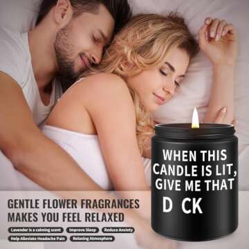 Engagement Gifts Lavender Candle, Bridal Shower Gifts for Bride to Be, Wedding Gifts, Bachelorette Wedding Engagement Gifts 7oz