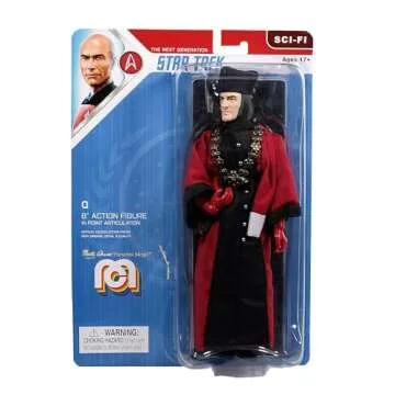 Mego Star Trek: The Next Generation: Q 8" Action Figure Multicolor