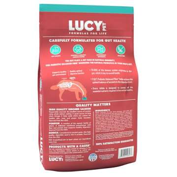 Lucy Pet Formulas for Life Salmon, Pumpkin, & Quinoa Dry Dog Food, All Life Stages, Digestive Health...