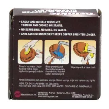 Twinkle Polish Kit - Restore Shine to Brass & Copper Items Easily