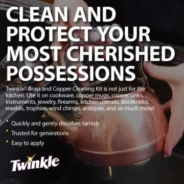 Twinkle Brass & Copper Cleaning Kit for Easy Polishing