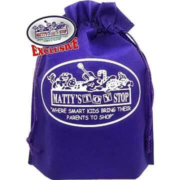 Schylling NeeDoh Gumdrop...Groovy Glob! Squishy, Squeezy, Popping, Stretchy Stress Fidget Gumdrops Complete Gift Set Party Bundle with Storage Bag - 3 Pack (Assorted Colors)