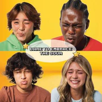 Final Boss Sour Candy Minipacks, Worlds Most Extreme Super Sour Snack Challenge, Free of Artificial Colors, Low Calorie Healthy Snack for Kids & Adults - 3 Pack (Level 2)