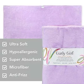 Curly Girl Towel – Anti-Frizz Microfiber Hair Drying Towel