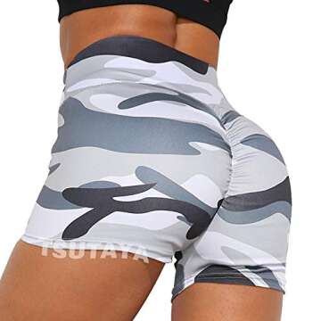 TSUTAYA Women's High Waist Seamless Leggings Squat Proof Ankle Yoga Pants Gym Fitness Workout Tights...