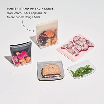 W&P Porter Stand Up Bag 50oz Silicone Food Storage Solution
