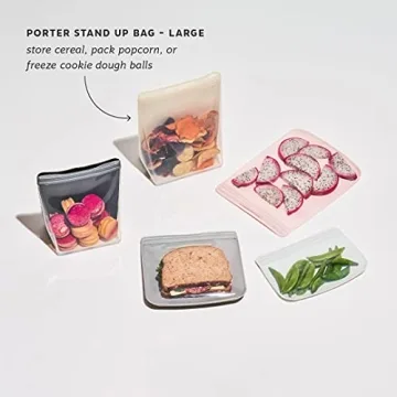 W&P Porter Stand Up Bag 50oz Silicone Food Storage Solution