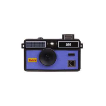 Kodak i60 Reusable 35mm Film Camera - Retro Style, Focus Free, Built in Flash, Press and Pop-up Flash (Very Peri)