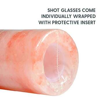 Milliard Himalayan Salt Shot Glasses Perfect for Tequila Lovers