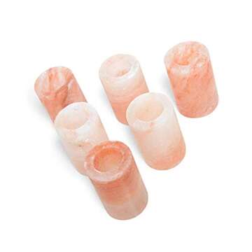 Milliard Himalayan Salt Shot Glasses Perfect for Tequila Lovers