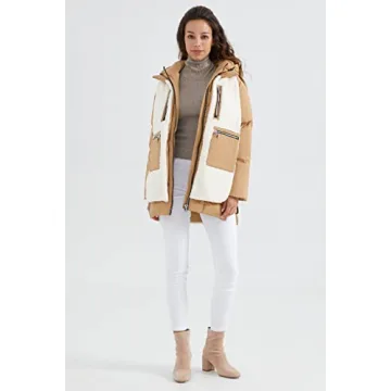 Orolay Women's Warm Stylish Sherpa Jacket for Winter