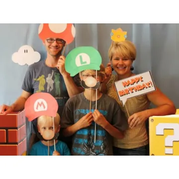 Video Game Question Boxes - 6 Fun Party Decorations