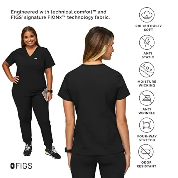 FIGS Catarina One-Pocket Scrub Top for Women - Stylish Comfort