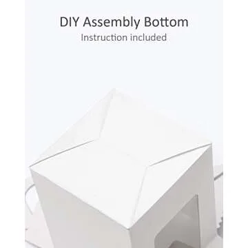 Yotruth 50 Pack Individual Cupcake Boxes with Inserts