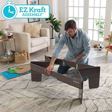 KidKraft My Own City Vehicle and Reversible Activity Table 120+ Pieces