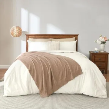 Super Soft Knit Throw Blanket for Couch, Dusty Rose