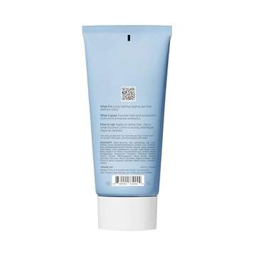 4U by Tia Curl Defining Gel for Long-Lasting Definition & Frizz Control, Curly 3A-4C Hair Gel - Curling Gel with Aloe Vera, 6 fl oz, Blue