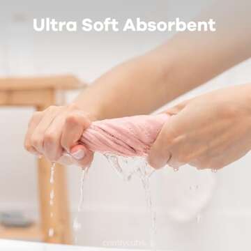 Comfy Cubs Muslin Baby Washcloths 10 Pack - Soft 6-Layer Cotton Wash Cloths for Sensitive Skin - 10"x10" Large, Gentle, Absorbent Infant Essentials for Newborn and Toddlers - (Lace)