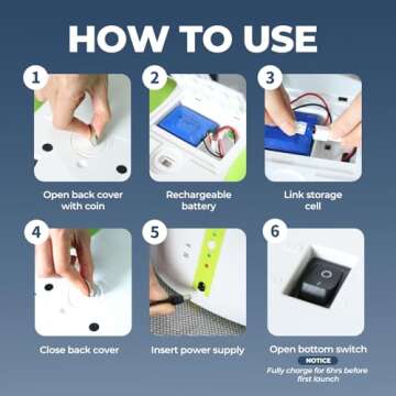 ALL FOR PAWS Automatic Ball Thrower for Dogs, Interactive Dog Ball Launcher Machine, Rechargeable Fetch Toy with 3 Tennis Balls Included, Adjustable Launch Distance, Ideal for Medium and Large Dogs