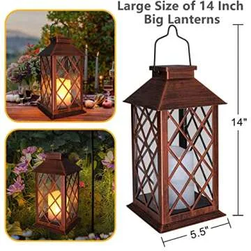 TAKE ME Solar Lanterns for Outdoor and Garden Use