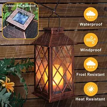 TAKE ME Solar Lanterns for Outdoor and Garden Use
