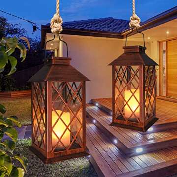TAKE ME Solar Lanterns for Outdoor and Garden Use