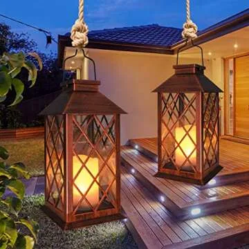 TAKE ME Solar Lanterns for Outdoor and Garden Use