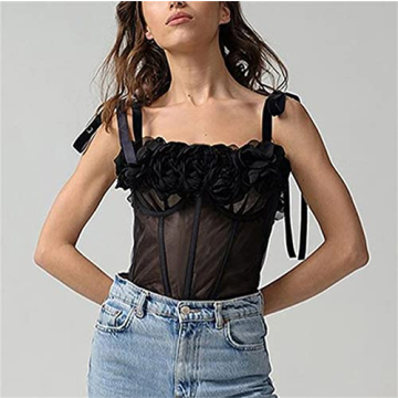 Women Y2k Fairycore Corset Top – Sexy Grunge Tank