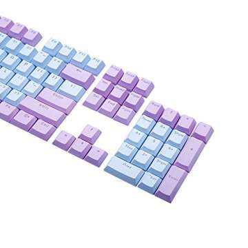 E-Yooso PBT Double Shot Translucent Backlit Keycaps Set