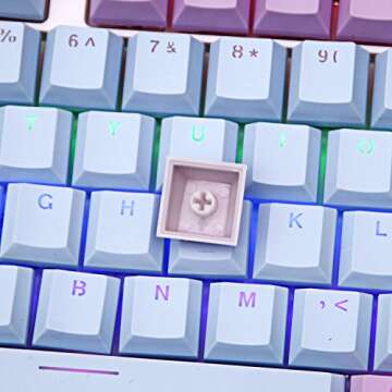 E-Yooso PBT Double Shot Translucent Backlit Keycaps Set