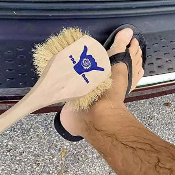 Eco-Friendly Beach Brush for Clean Feet and Equipment