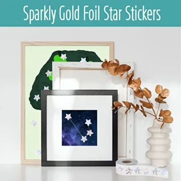 500 Holographic Star Stickers - Glittery Craft Supply