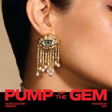 Premium Quality | 18K Gold Plated Evil Eye Earrings for Women | Real Freshwater Pearls | Haute Coutu...