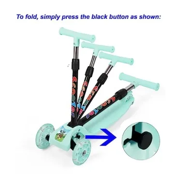 Deluxe Aluminum 3 Wheel Scooter for Kids - Durable & Safe