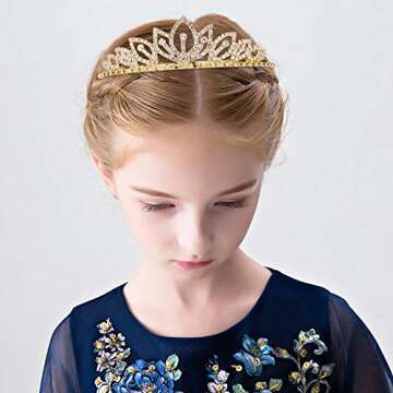 Princess Crystal Tiara Crown for Girls and Women